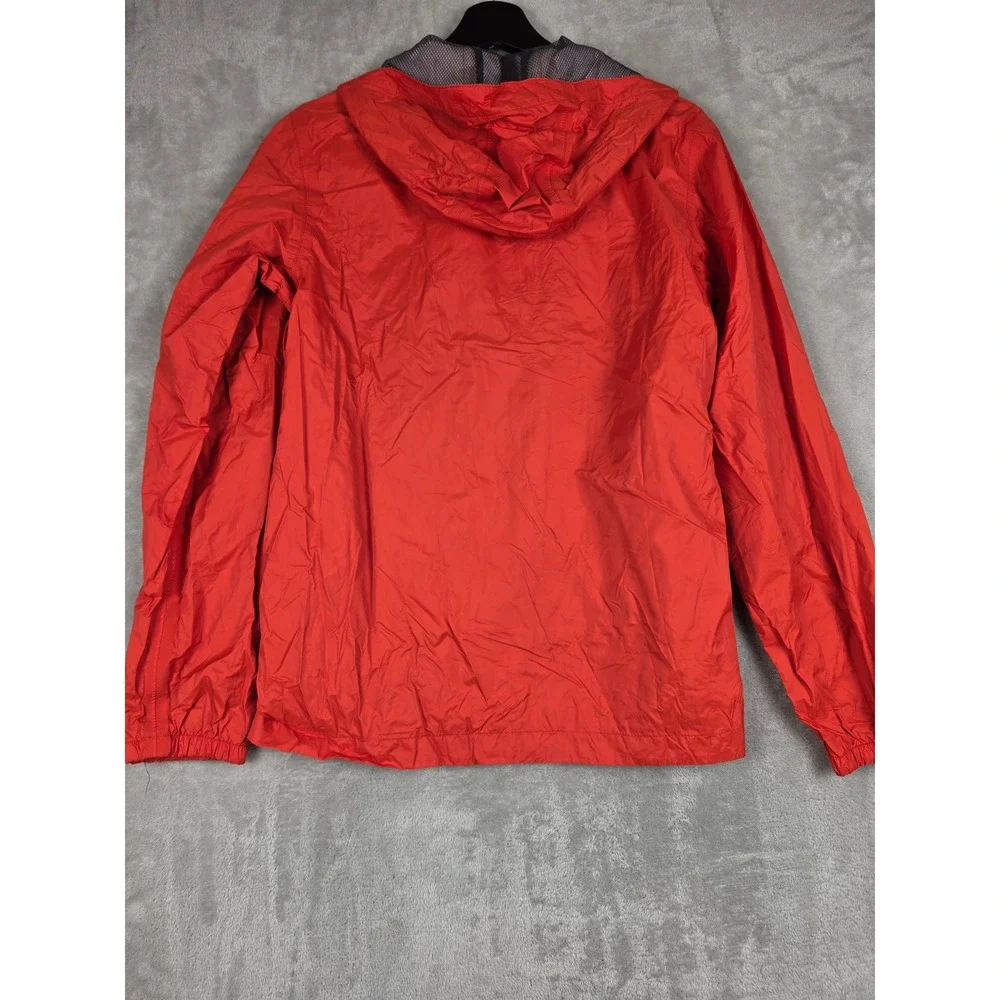 The North Face HyVent Rain Jacket Kids XL 18/20 Red Hooded Mesh Lined Coat